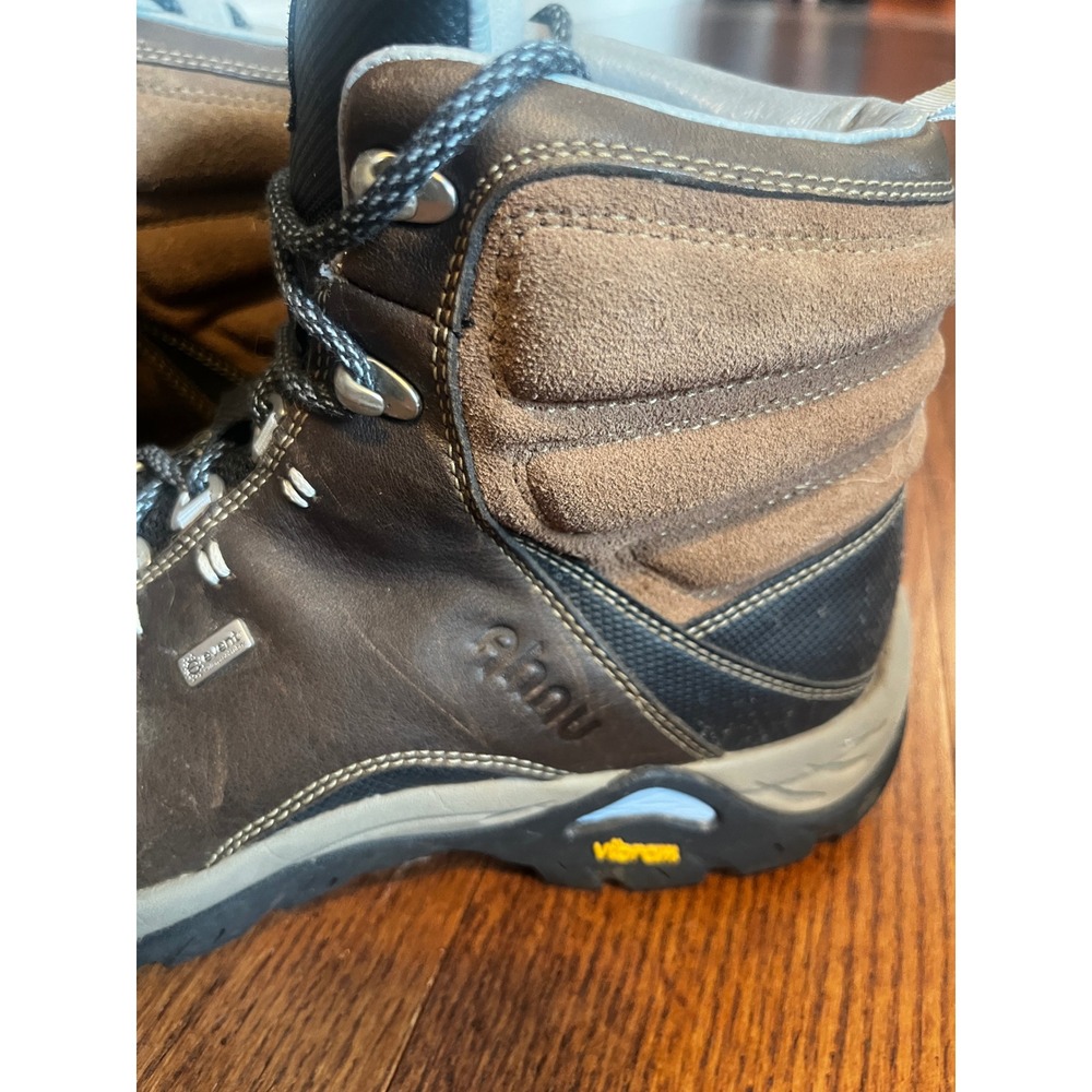 Ahnu Sugarpine Waterproof Hiking Boots Brown Suede Vibram Womens 8 AF2139BMKB - Picture 3 of 10